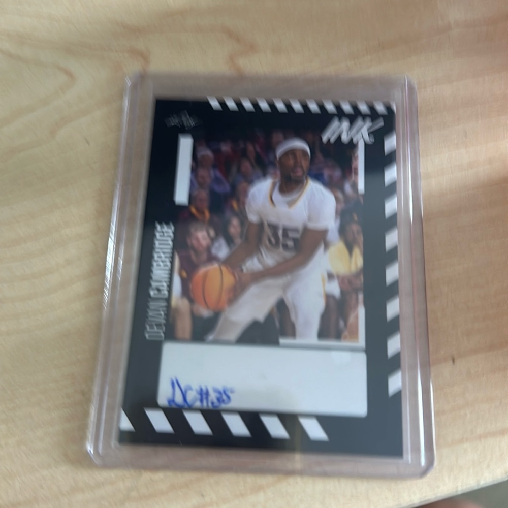 2023 Leaf Trinity Clear DEVAN CAMBRIDGE RC Auto sports MEMORABILIA